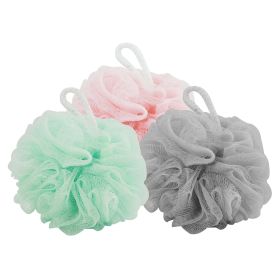 Equate Beauty Gentle Exfoliation Bath Sponge and Shower Loofahs, Assorted Colors, 3 Count