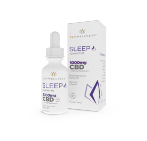 Sky Wellness CBD Sleep Oil Drops 1000mg + CBN + Melatonin