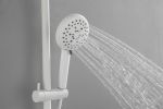 ShowerSpas Shower System, with 10" Rain Showerhead, 4-Function Hand Shower, Adjustable Slide Bar and Soap Dish,