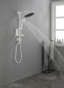 ShowerSpas Shower System, with 10" Rain Showerhead, 4-Function Hand Shower, Adjustable Slide Bar and Soap Dish,