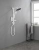 ShowerSpas Shower System, with 10" Rain Showerhead, 4-Function Hand Shower, Adjustable Slide Bar and Soap Dish,