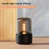 1pc Vintage Cool Mist Humidifier Usb Portable Candle Light H2o Air Humidifier Aroma Essential Oil Diffuser Air Mini Humidifier