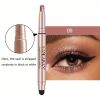 12 Color Eyeshadow Stick Eyeliner Pen, Highlighter Glitter Pearly Shimmer Matte Eyeshadow Pen, Eye Makeup Brightening Stick