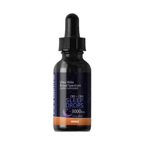 CBD + CBN Sleep Tinctures (Broad Spectrum CBD) (Strength & Flavor: 3000mg Orange)