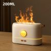 3D Flame Humidifier; Portable Silent Aromatherapy Essential Oil Diffuser With Flame Night Light For Home; Office; Kids Bedroom 250ml Cool Mist Humidif